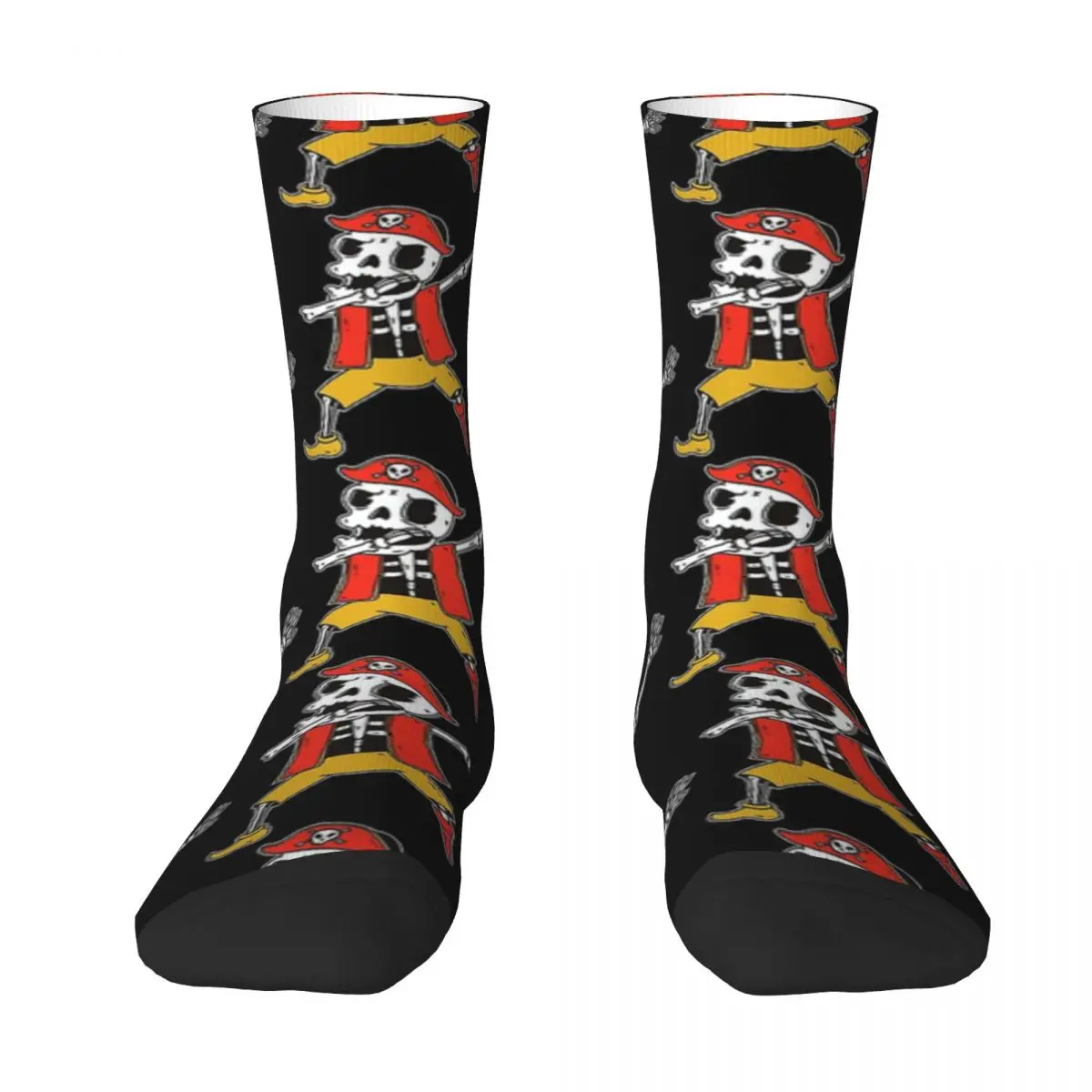 

Skeleton Pirate Spooky Halloween Gift Unisex Spring Summer Autumn Winter Socks Windproof Happy Socks street style Crazy Sock