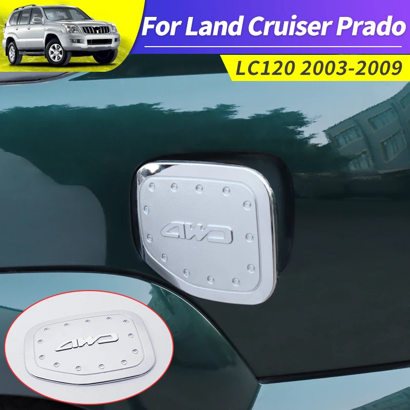 

Подходит для 2003-2009 Toyota Land Cruiser Prado 120, модификация крышки топливного бака Lc120, аксессуары для украшения автомобиля