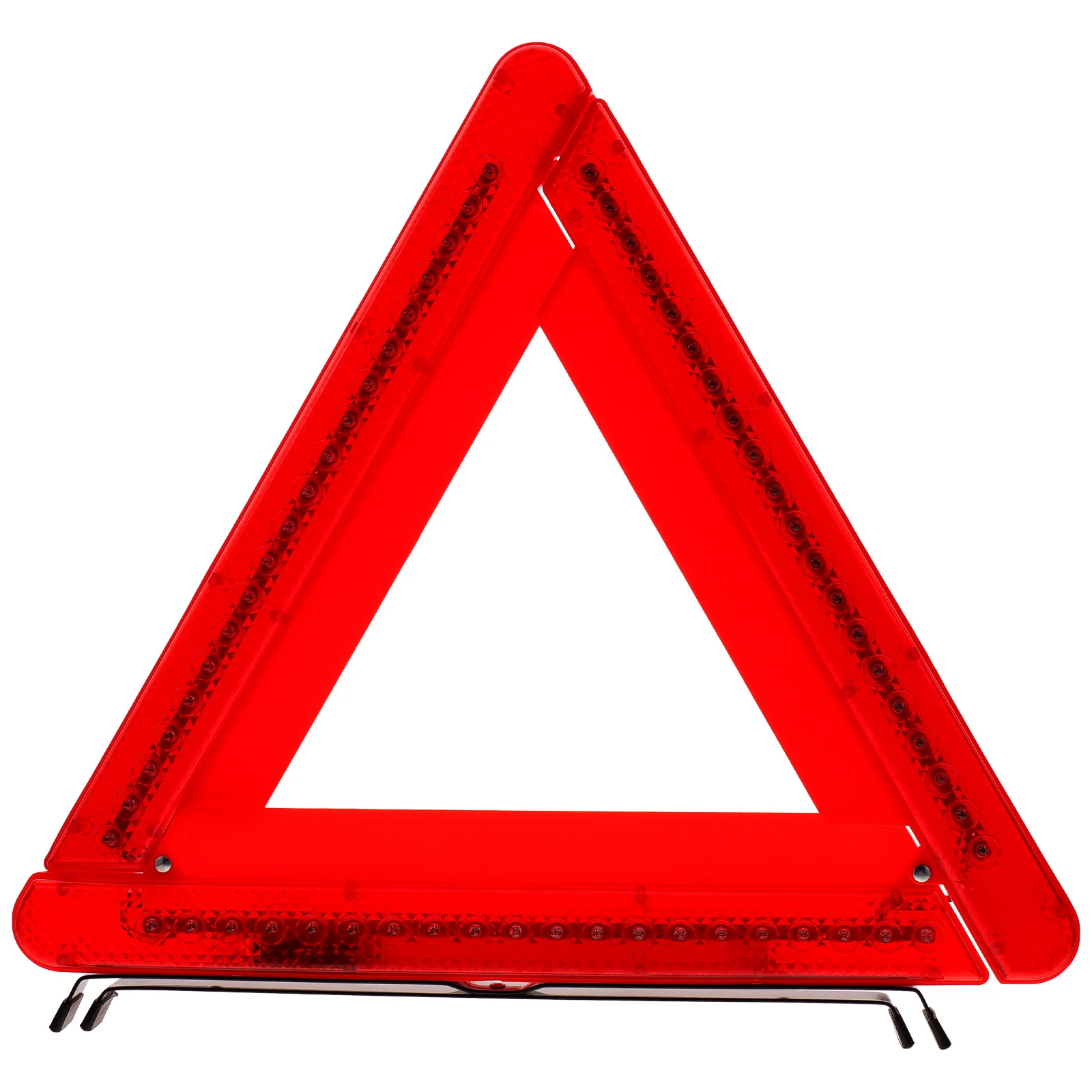 

Triangle Warning Light Roadside Lighting Device Outdoor Signs Suite Foldable Triangle Stand Abs Tripod Road Flasher Tripod Light