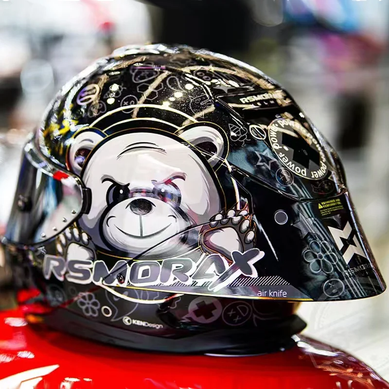 MOTORAX R50S PRO Шлем с большим хвостовым плавником мужской и женский мотоциклетный