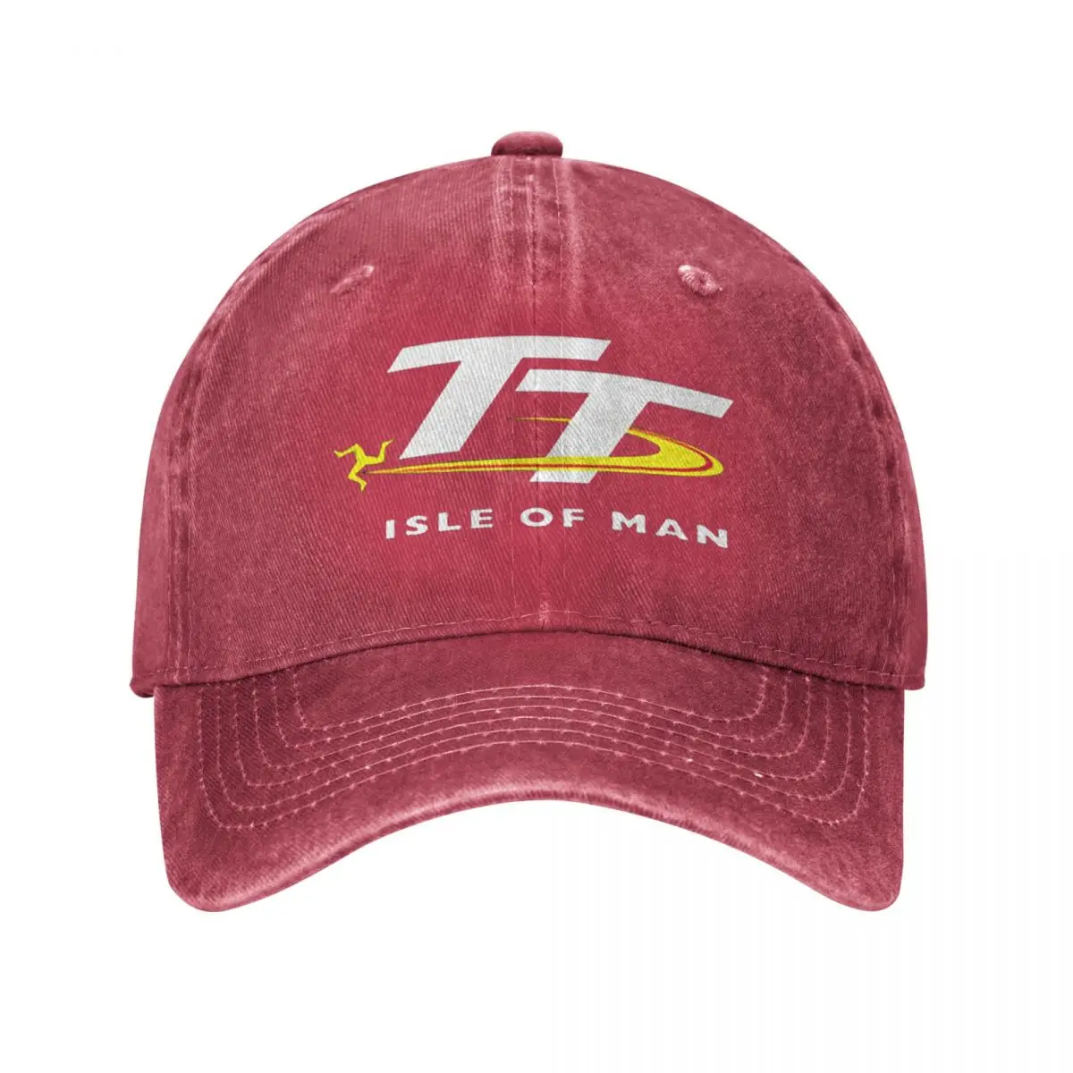 

Isle Of Man TT Motorcycle Race Men Women Baseball Caps Distressed Denim Caps Hat Classic Outdoor Workouts Snapback Hat