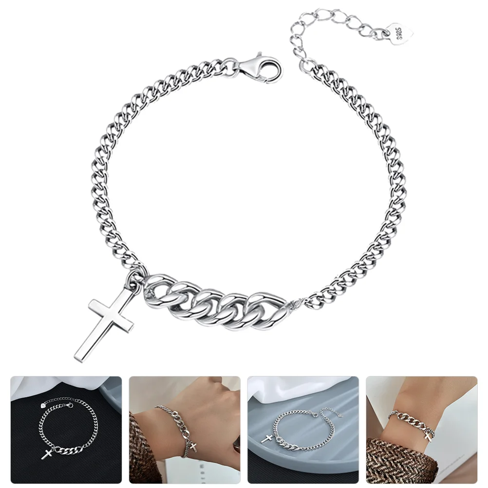 Cross Bracelet Fashion Wrist Chain Personalized Bracelet Dainty Wristband images - 6
