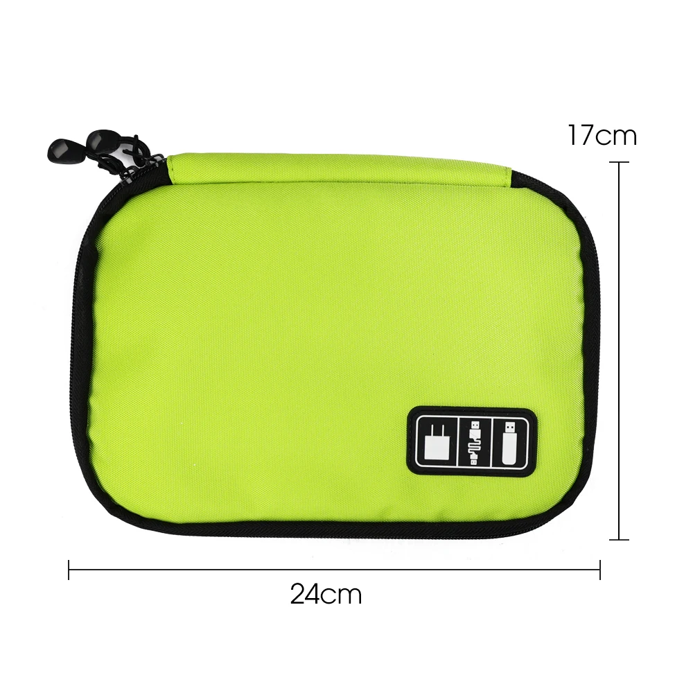 Portable Cable Storage Bag Electronic Accessory Holder Usb Data Cables Charger Watch Strap Travel Waterproof Organizer Case Tote