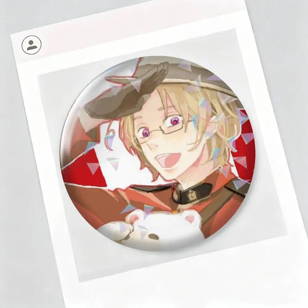 Фото Металлическая брошь-значок Canada-a Hetalia, модные декоративные значки для украшения шляп, сумок, одежды, подарок, сувенир. №3