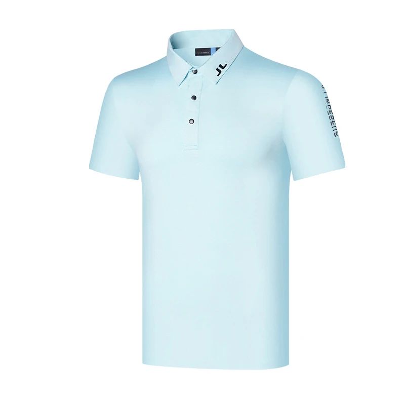 2023 Summer New Golf Clothing Men's Short-Sleeved T-Shirt Breathable Quick Dry Polo Shirt Sporty Casual Uniform Rush