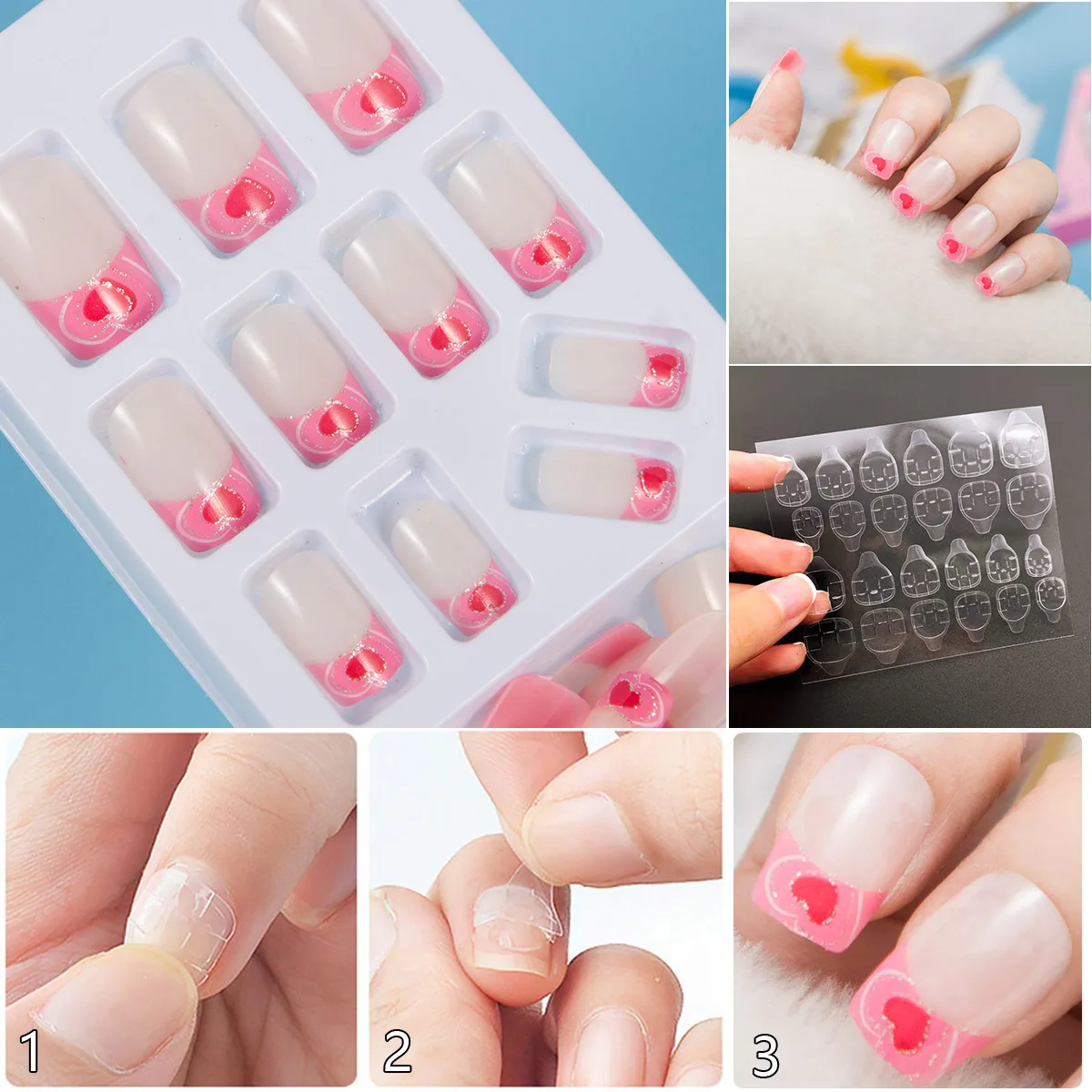 Получите низкую среднюю цену приобретая нажимные накладные ногти оптом 24