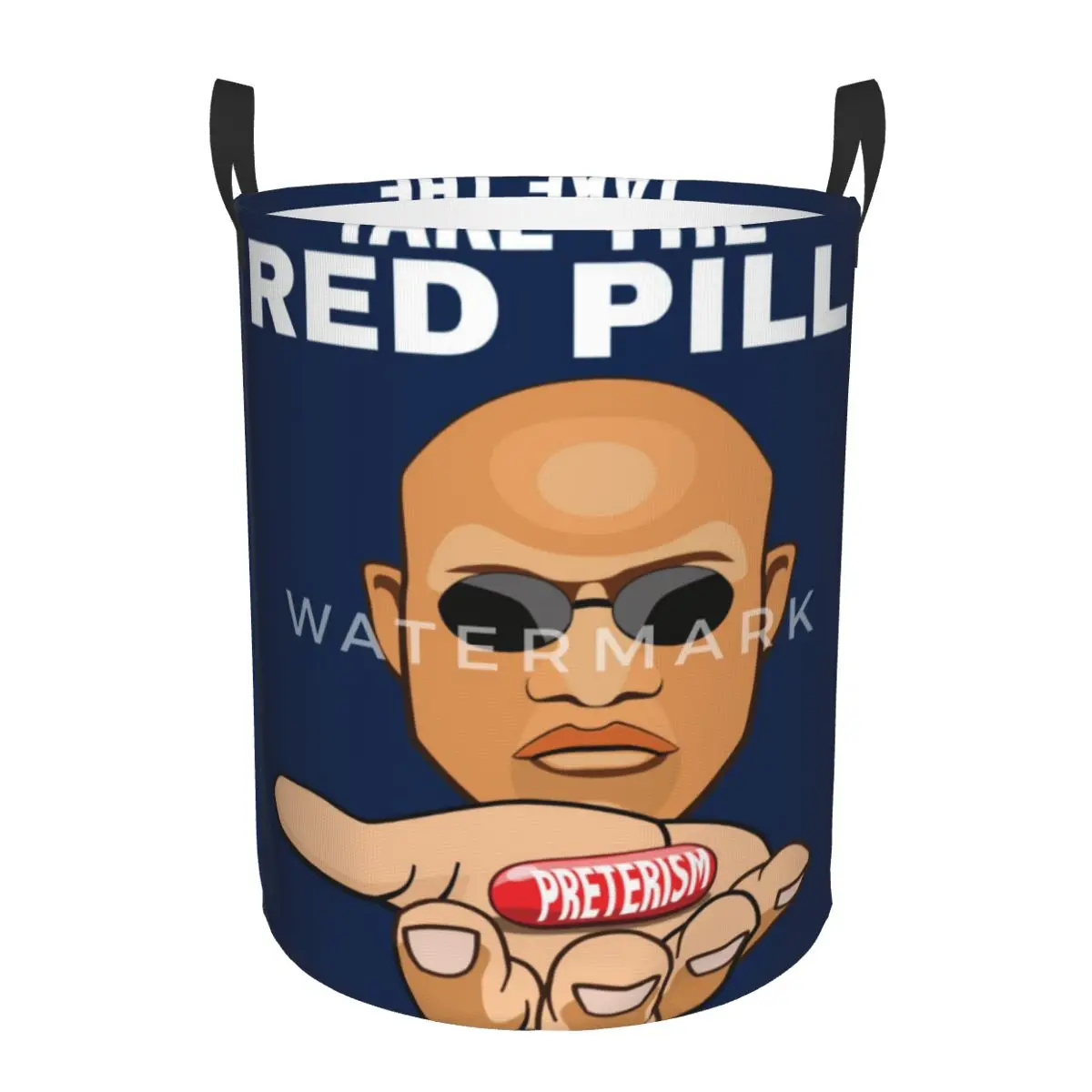 

Take The Red Pill - Preterism Circular hamper,Storage Basket Sturdy and durable living rooms books