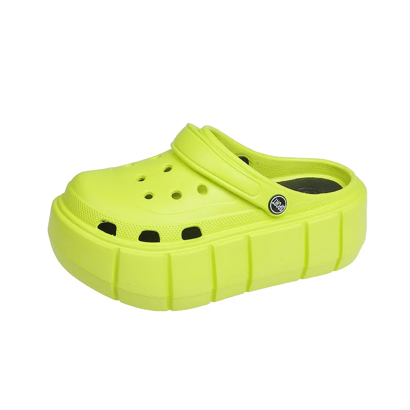 Summer Garden Cloud Shoes Women Thick Platform Slides Solid EVA Lady Strange Non-Slip Flip Flops Outdoors Casual Beach Slippers