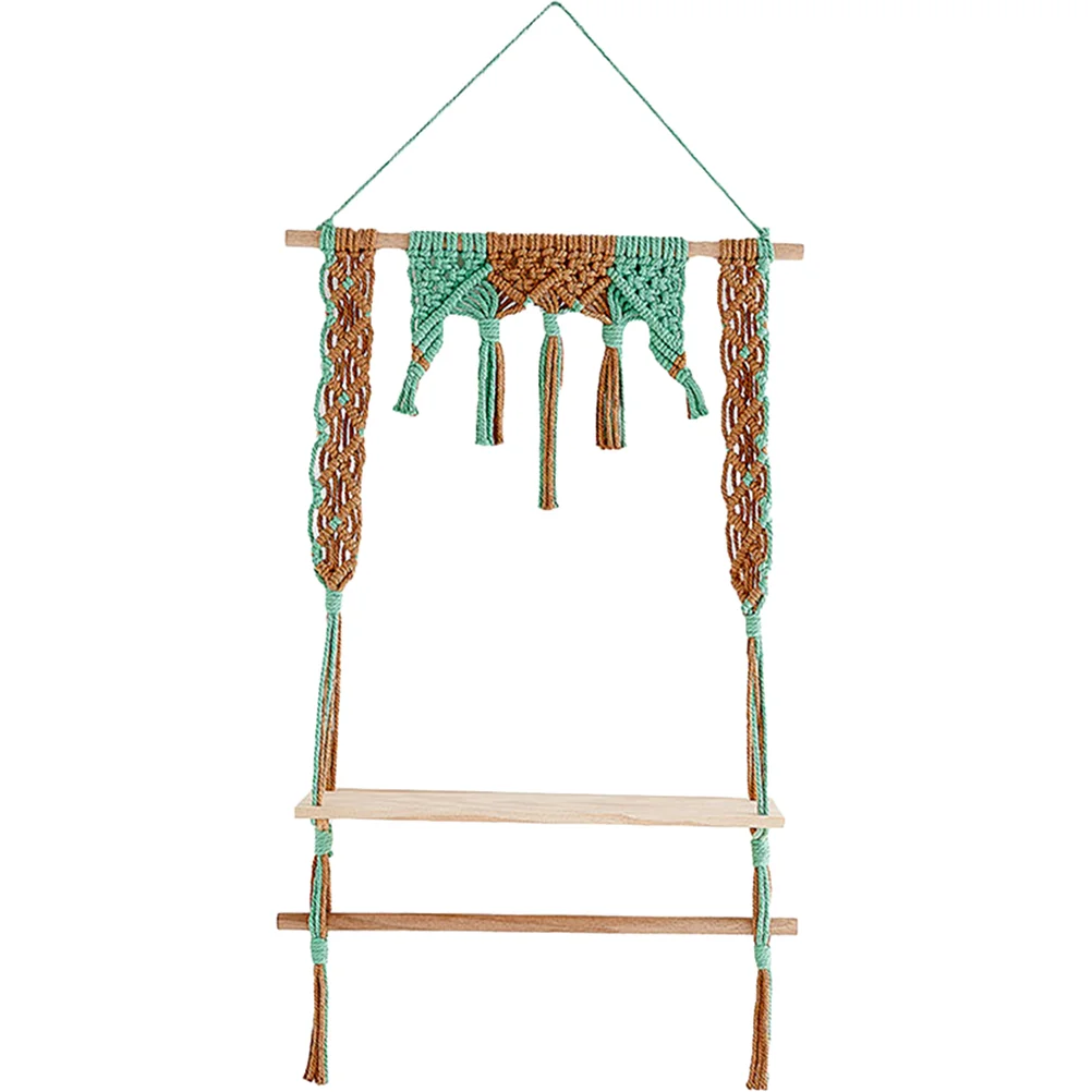 

Shelves Wall Decor Hanging Macramerope Decorative Shelf Bedroom Bohemian
