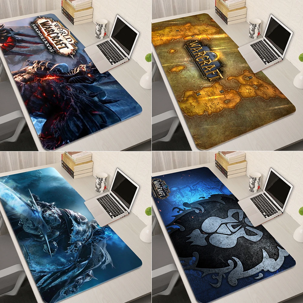 World of Warcraft 900x400 Large Gaming Mouse Pad Mat Grande WOW Lich King Gamer XL Computer Mousepad Game Desk Play Pad for Csgo