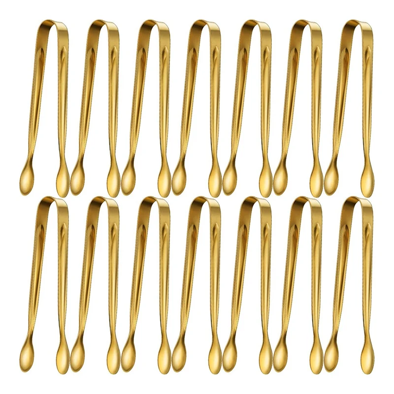 

12 шт., мини-щипцы для сахара, из нержавеющей стали