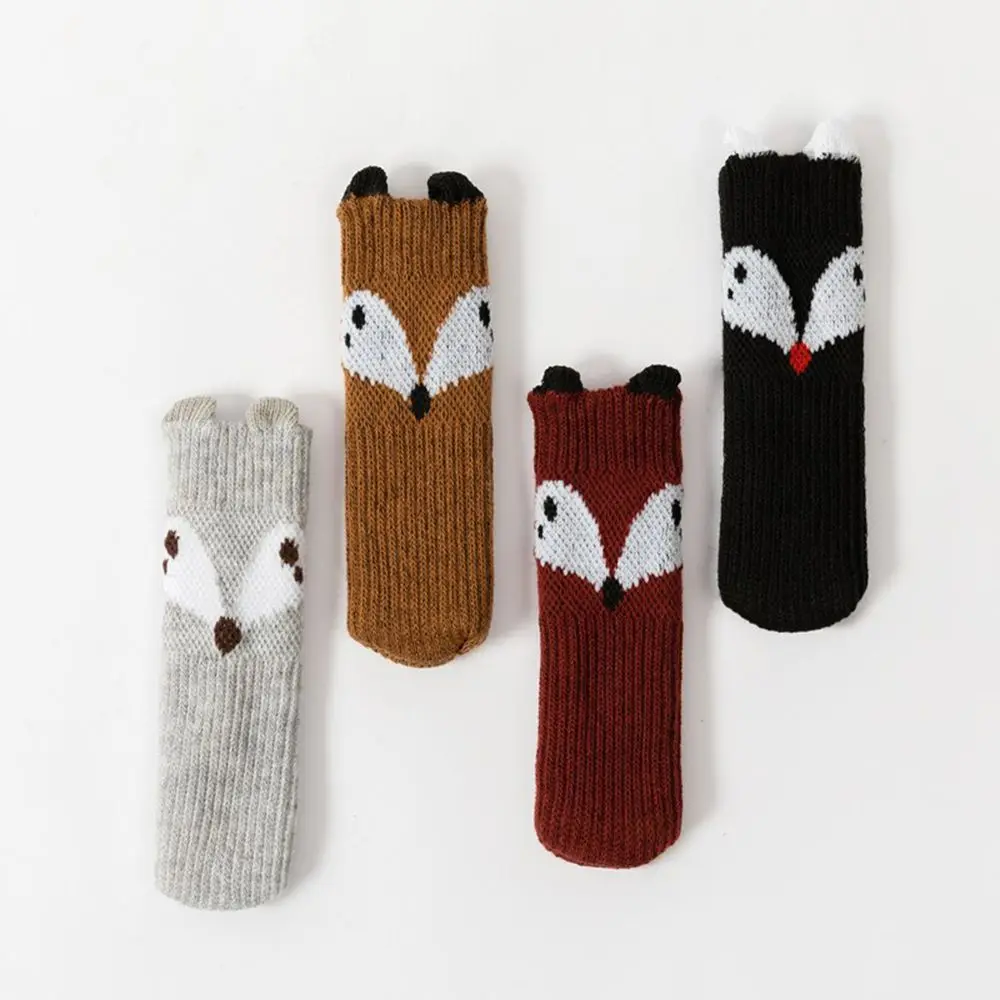

Noise Reduction Non-Slip Knitted Chair Foot Cover Floor Protection Pads Furniture Protectors Covers Table Legs Socks