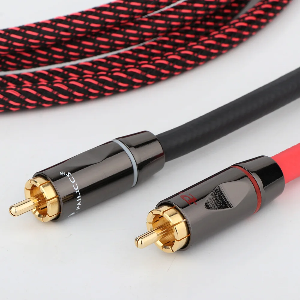 

RCA Double Lotus Signal Line 99.998% High-purity Oxygen-free Copper Silver-plated Two-to-two Audio Cable Audiophile Grade
