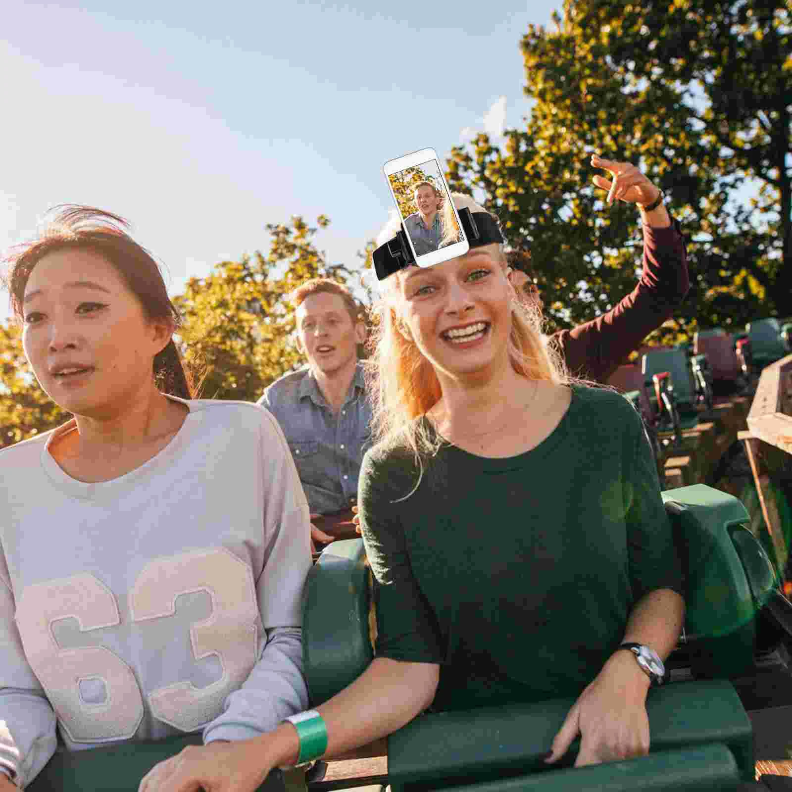 

1Set Cellphone Rack Multipurpose Stable Phone Stand Mobile Phone Stabilizer with Headband and Lanyard for Home