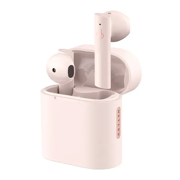 

Беспроводные наушники Xiaomi Haylou Moripods, розовые