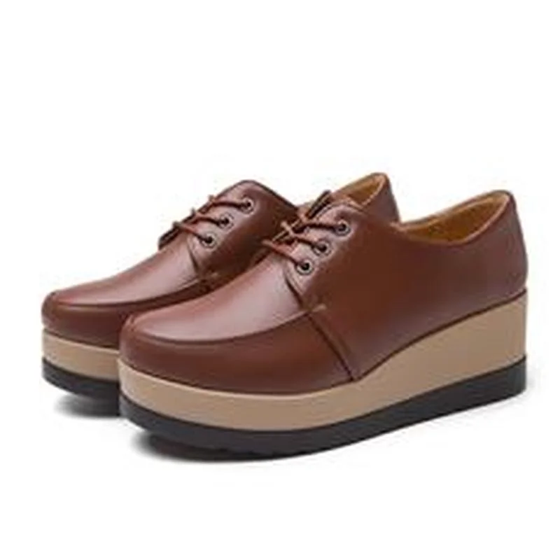 

Women Platform Sneakers Light Leather Shoes Womens Fashion 2022 Wedge Sneakers Pu Ladies Footwaer Size 34 Vulcanized shoes