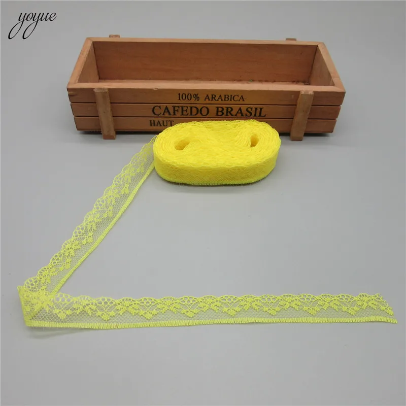 10 ярдов высококачественное белое кружево красивая кружевная лента шириной 20 мм