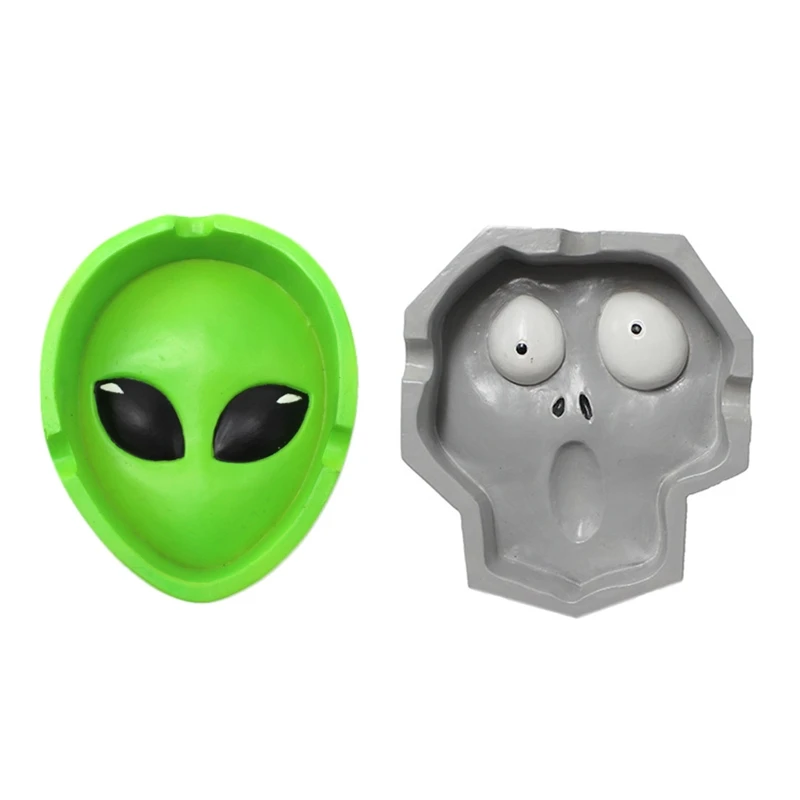 

Fantasy Ashtrays Gifts Ornament, Alien Face Ashtray Home Indoor Outdoor Décor Drop Shipping