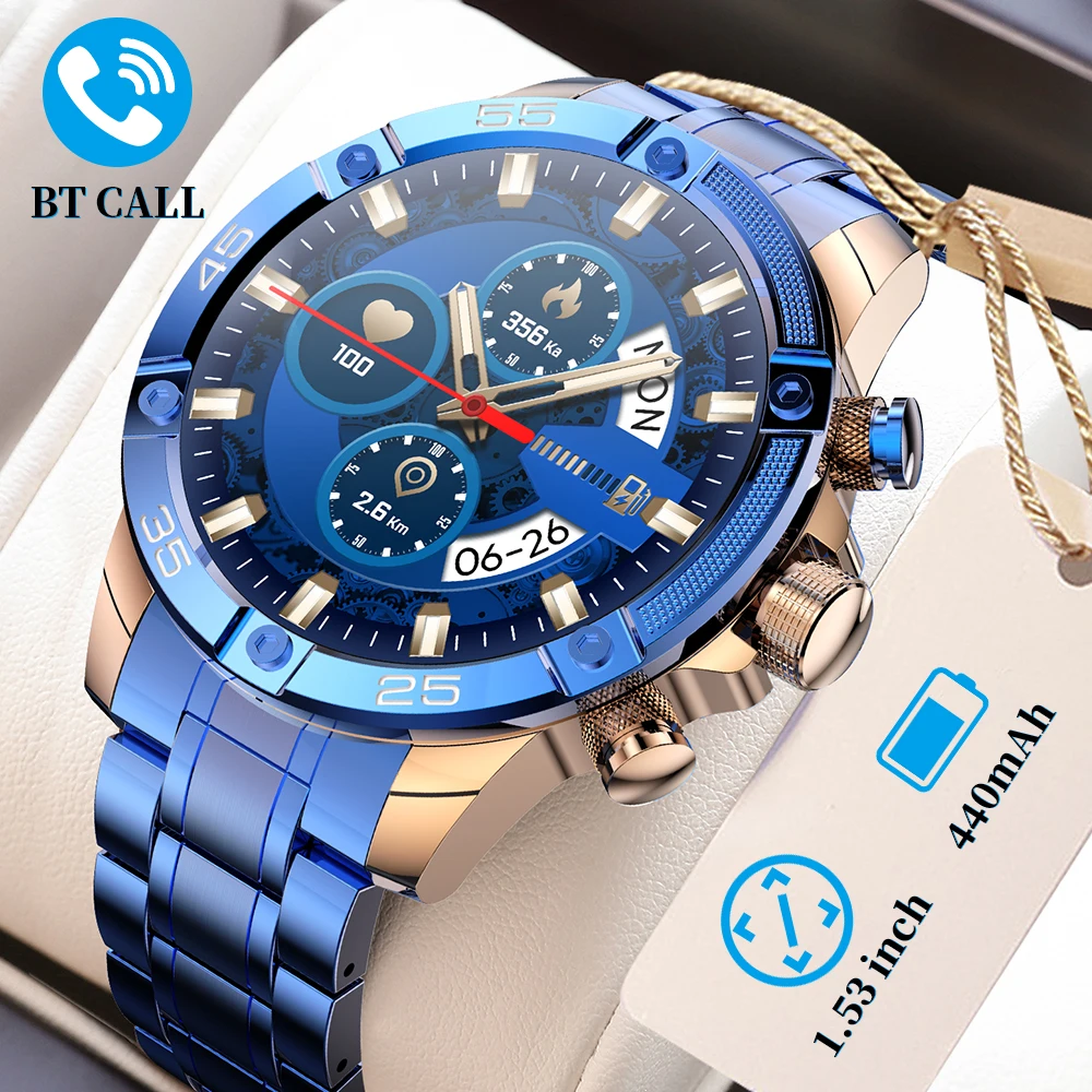 Мужские умные часы GJ01 с Bluetooth одноъядерные два режима Одно нажатие пульсометр