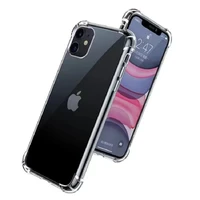 transparent air bag anti falling phone case for iphone 13 12 11 pro max mini x xs xr 7 8 plus se 2 2020 soft silicone back cover
