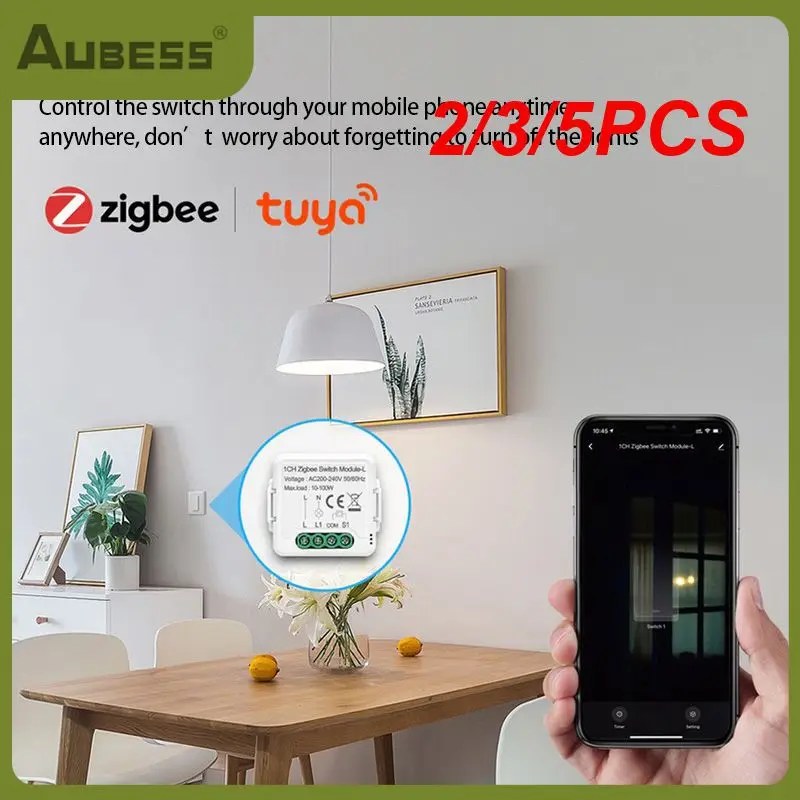 

2/3/5 шт., беспроводной умный выключатель Zigbee 3,0