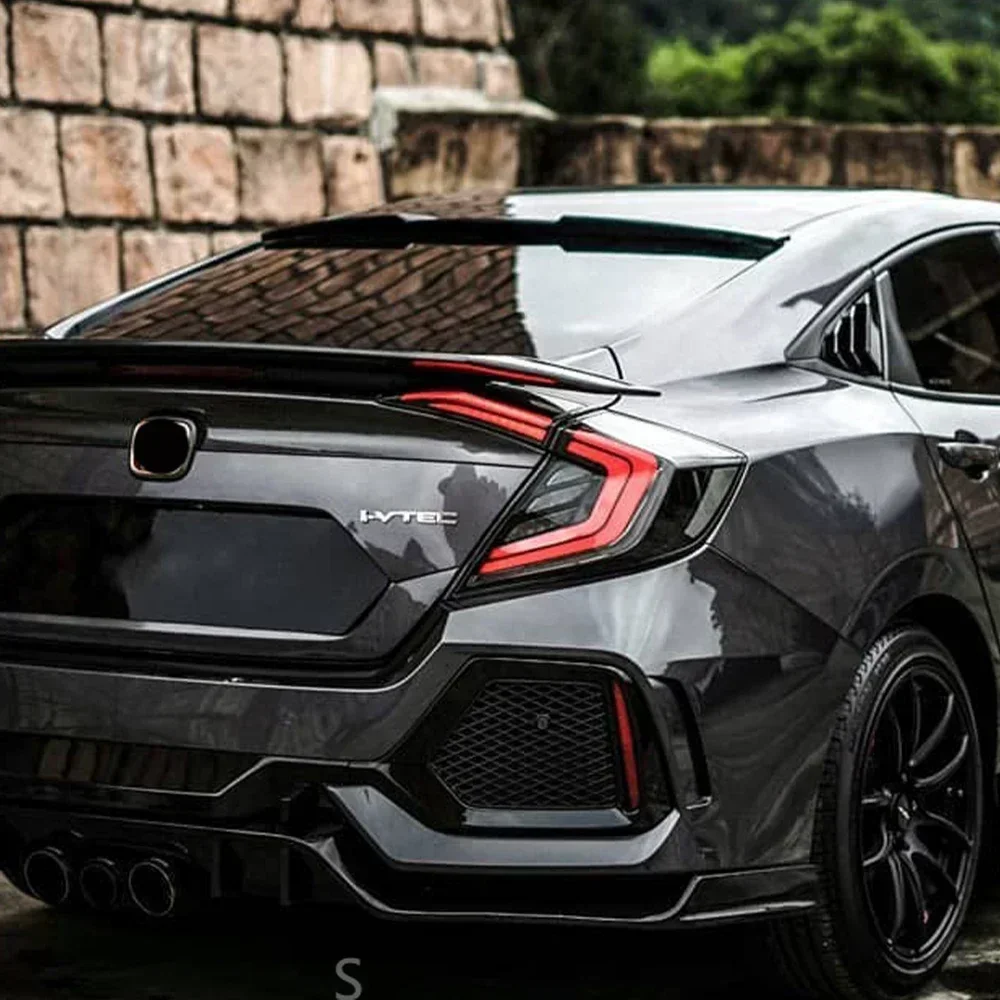 Для Honda Civic X 10th FC FK7 FK8 2016-2021 Авто задние задние фонари в сборе Обновление светодиодного динамического сигнала Автомобильные задние фонари Аксессуары (art.: 3920ced7d0ba2) - 3920ced7d0ba2
