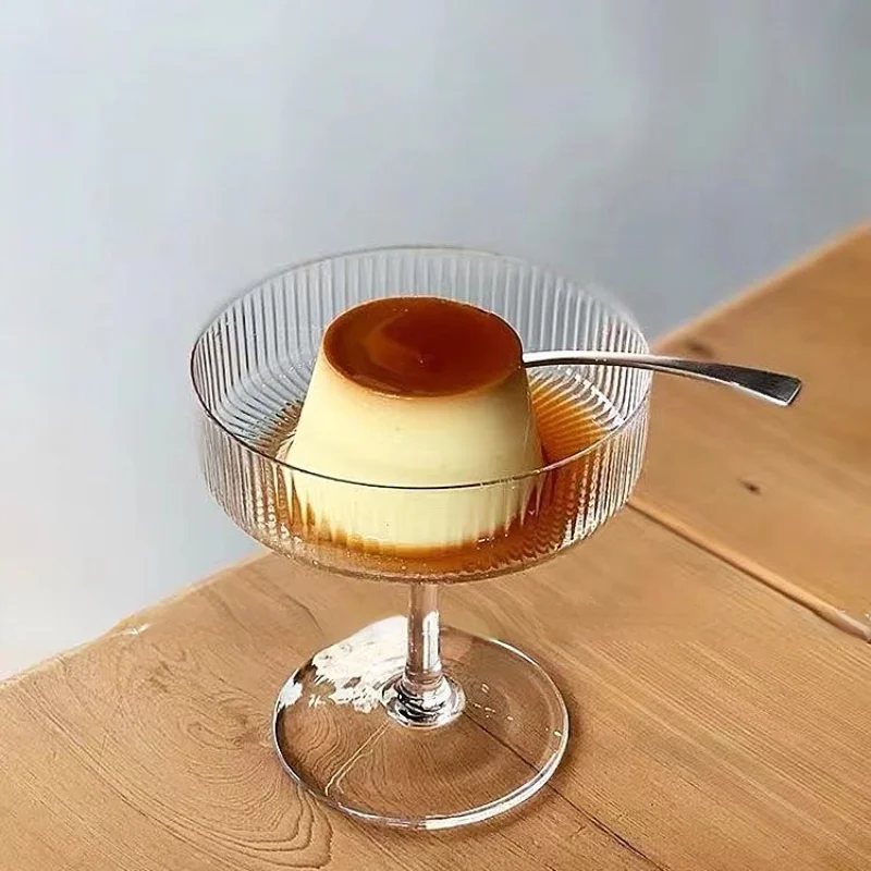 

Nordic Phnom Penh Glass Cup Ice Cream Yogurt Goblet Dessert Snack Bowl Milk Mocha Cups Breakfast Mug Home Kitchen Tools