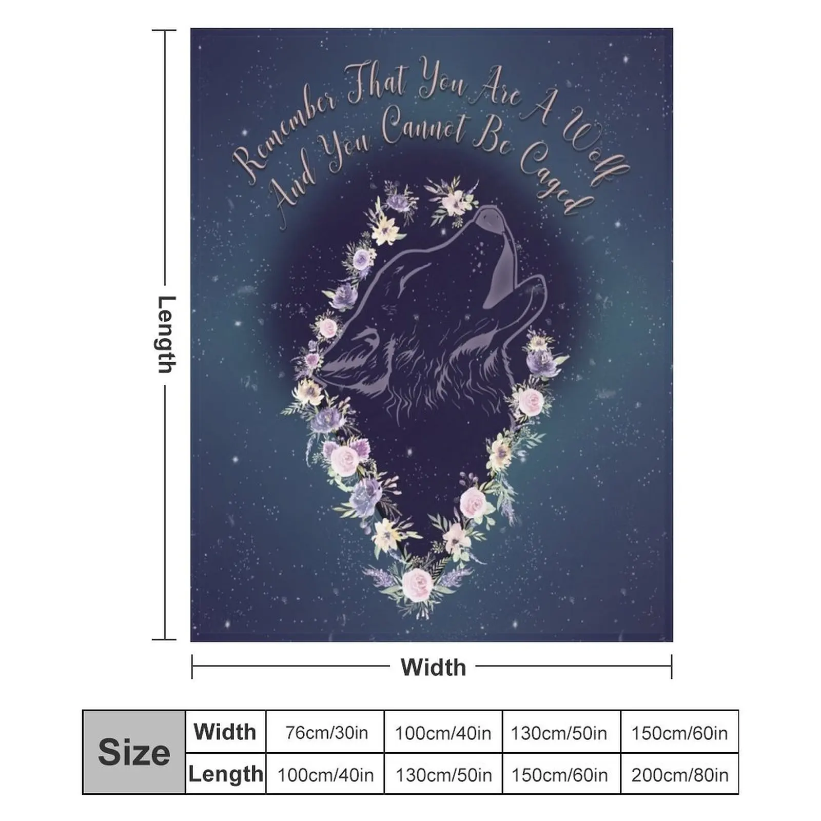 ACOWAR - Одеяло с волком красивые одеяла для декоративного дивана среды