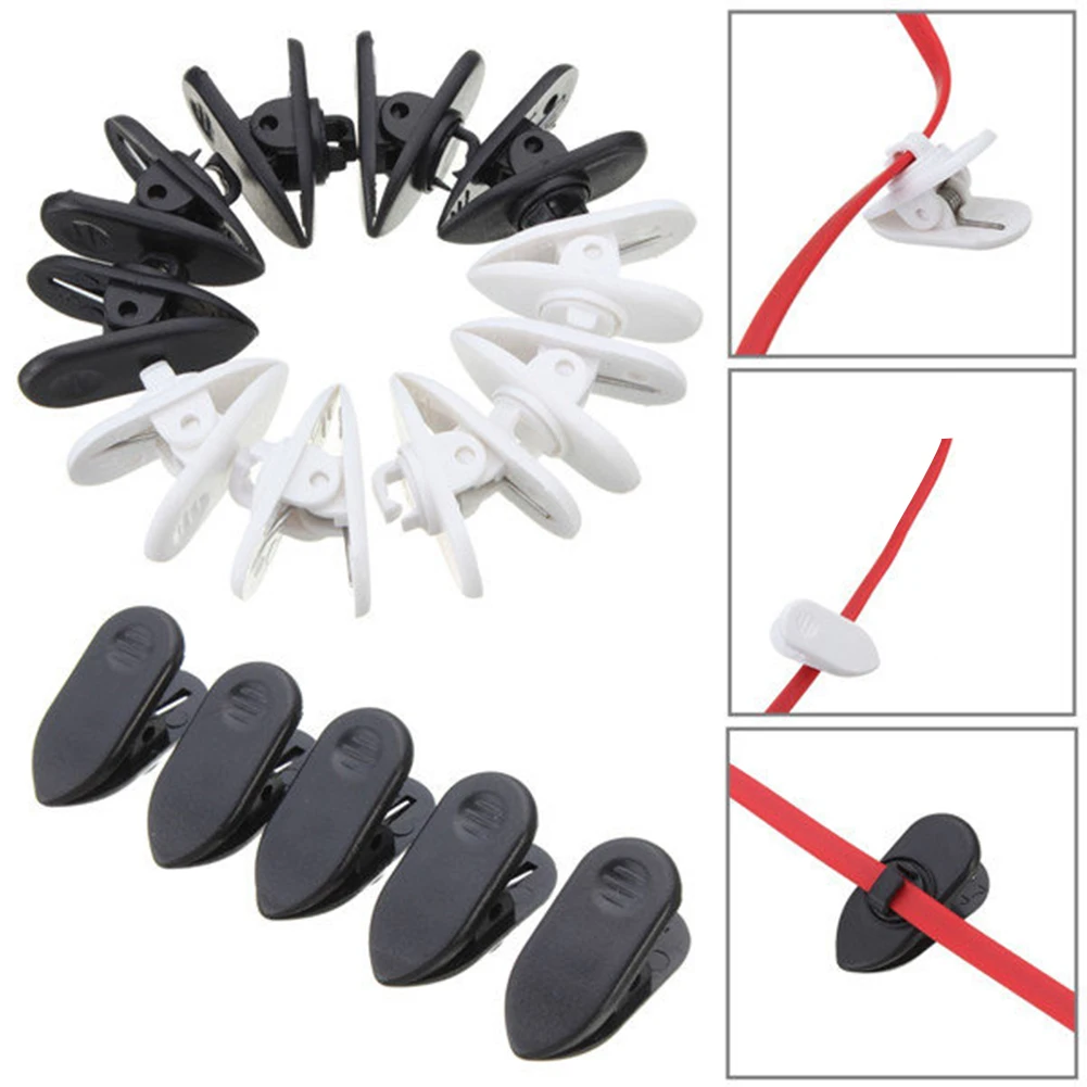 

10pcs/set Earphone Clip Earphone Cable Wire Collar Clip Nip Clamp Holder Mount Headphone Wire Clamp Holder Wire Lapel Clip