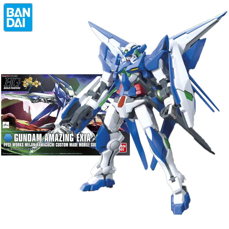 Hguc Series 1/144 Gundam Amazing Exia Anime Action Figure Toys For Boys Collectible Toy