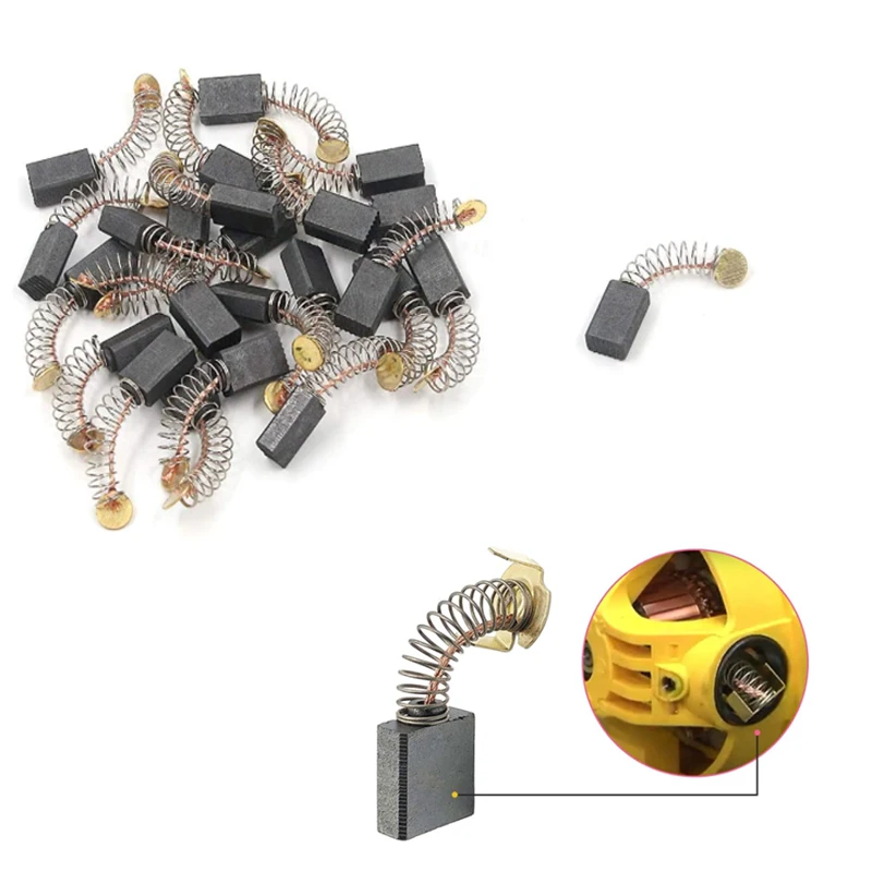 10 шт. графитовые щётки для электродвигателей |