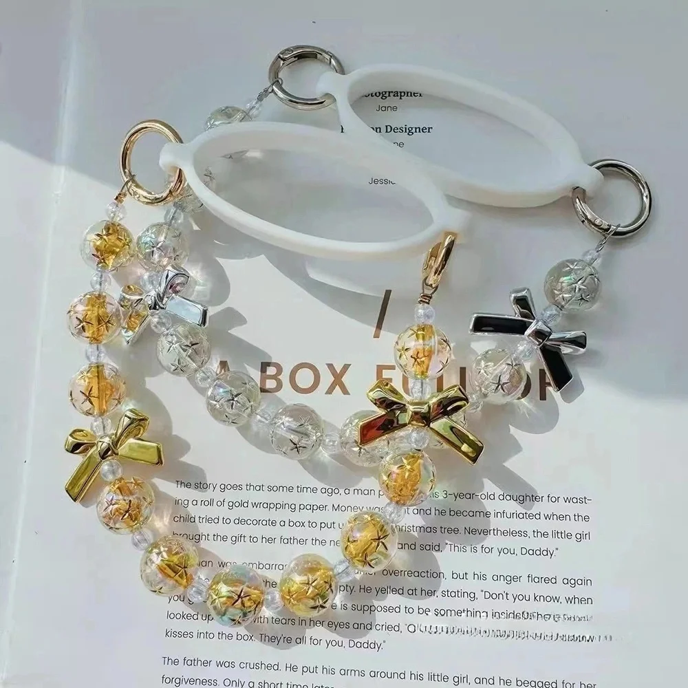 Роскошный держатель для бутылки со стразами и бусинами ремешок с ручкой чашки