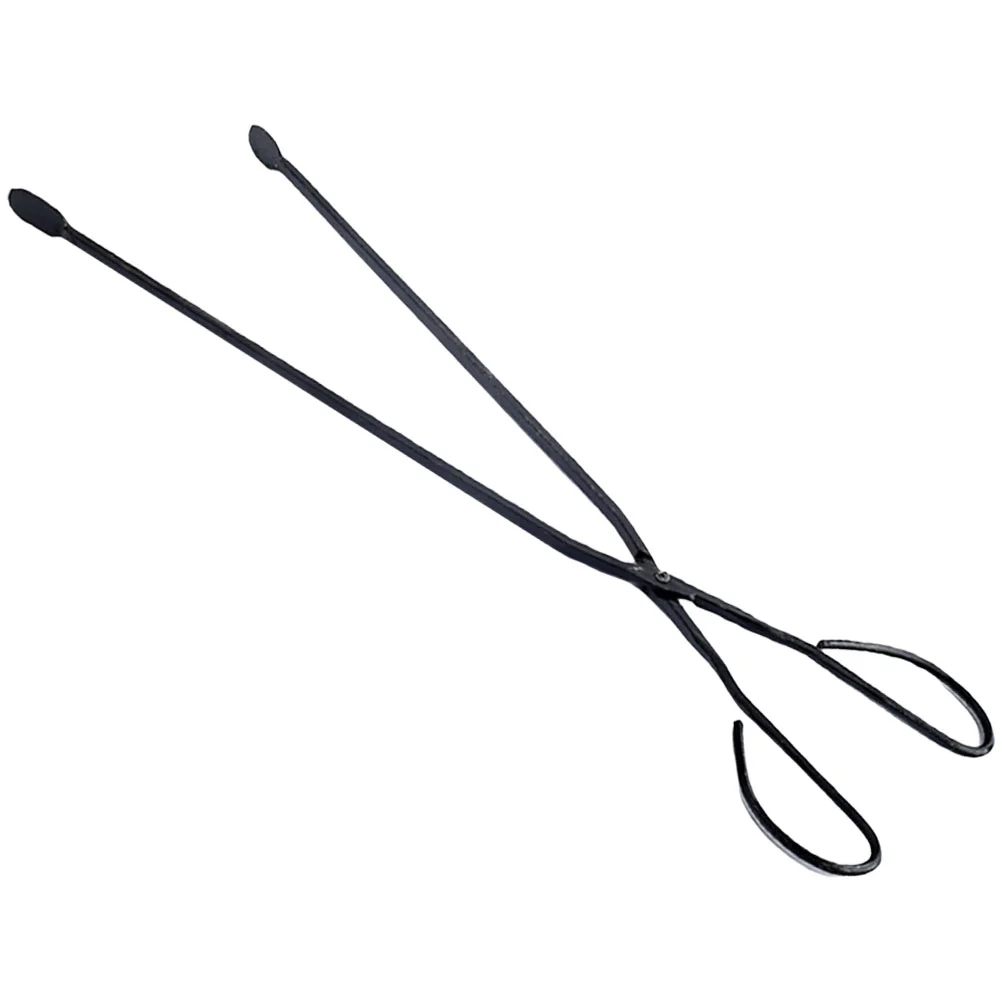 

Portable Grill BBQ Fire Clip Fireplace Tongs Pickup Outdoor BBQ Charcoal Clip Iron Sturdy Firewood Tong Clamp