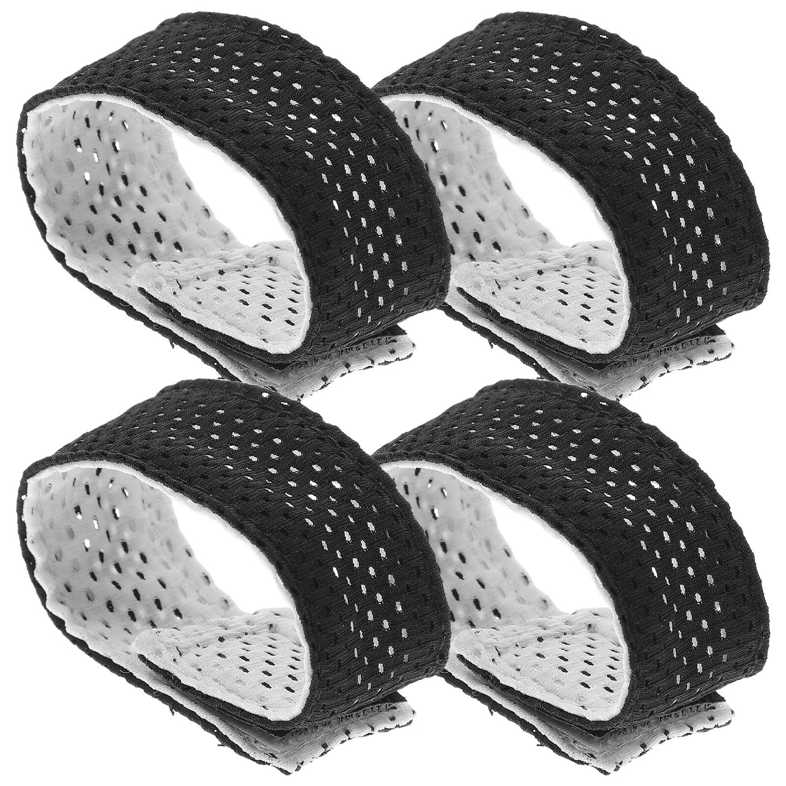 

4 Pcs Mens Neckties Cufflinks Sports Sleeve Garters Women Holder Polyester Miss