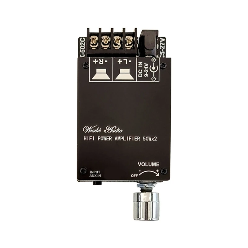 

5-27V HIFI 2.0 Channel Bluetooth-compatible Stereo Amplifier Board 50Wx2 Dropship