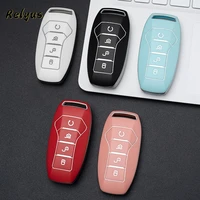 tpu car key case protective cover for byd tang dm 2018 yuan ev qin pro song max 4 buttons key shell auto accessories