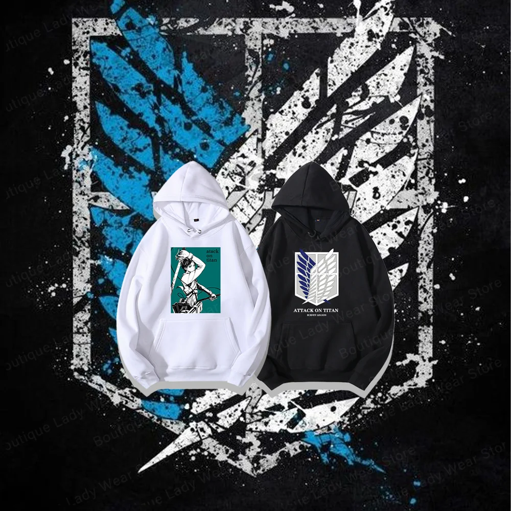 Удобная хлопковая толстовка унисекс свободная посадка повседневный стиль аниме