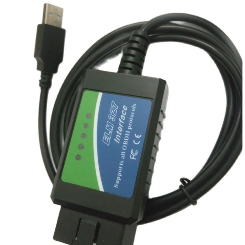 2024 ELM327 V1.5 USB OBD2 поддерживает OBD II протоколы Test ELM 327 версия 1 5 инструмент для