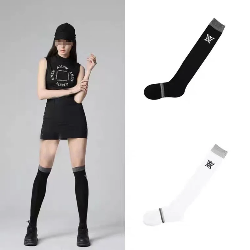 

ANEW Golf Socks new women's stockings over the knee socks GOLF sports breathable perspiration cotton socks ball socks