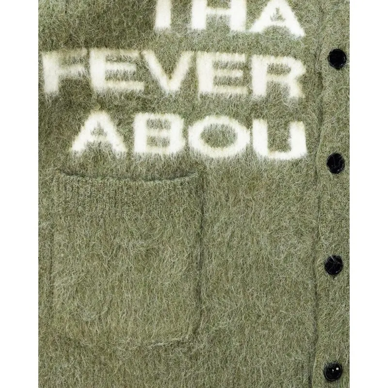 Женский вязаный свитер в стиле хип-хоп Y2k