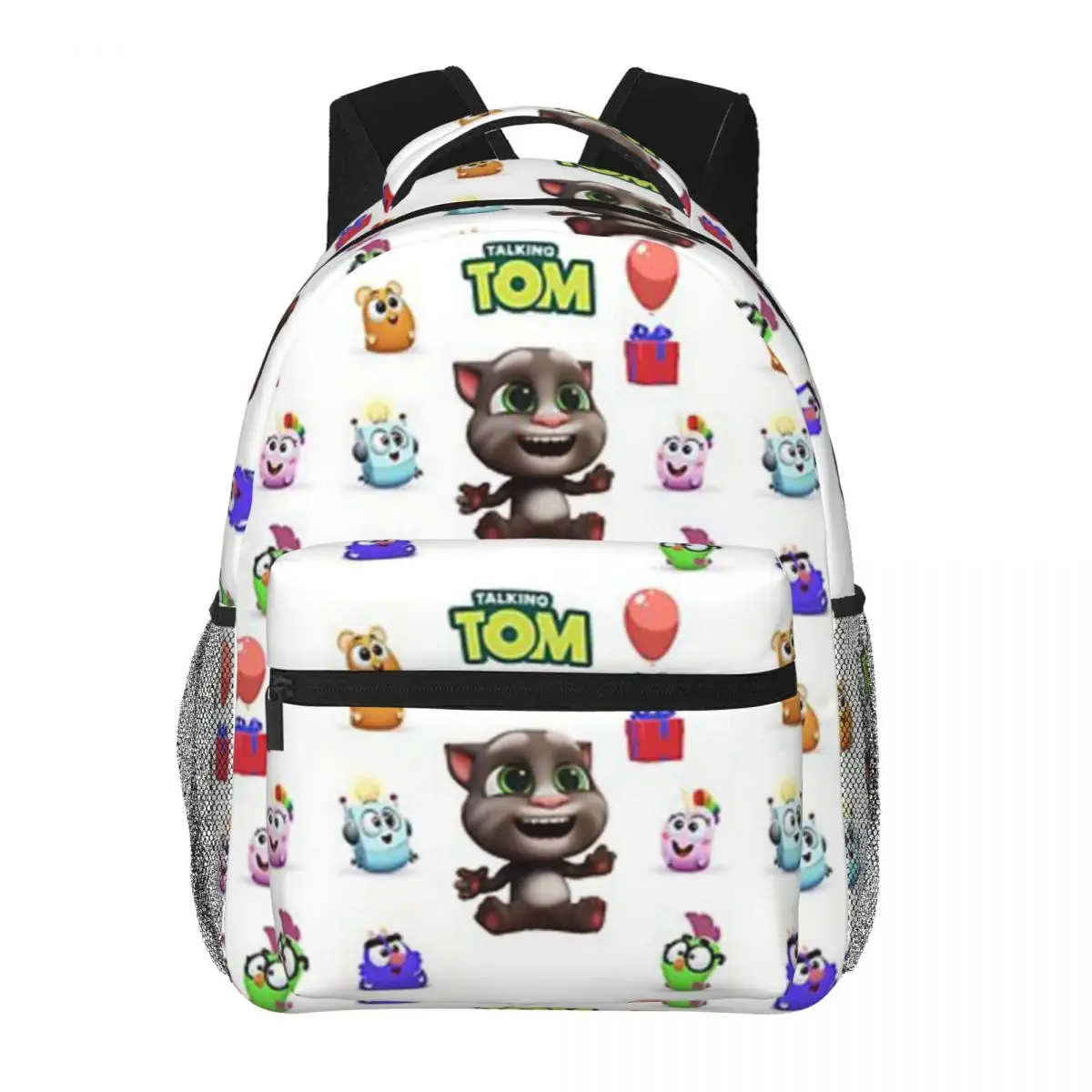 Симпатичный рюкзак для школьников и студентов Cute Talking Tom Baby And Friends, холщовый, для начальной, средней и высшей школы, дорожная сумка, 17 дюймов (art.: 3920d855e85d2) - 3920d855e85d2
