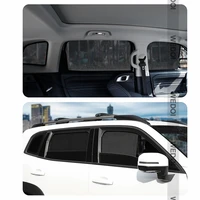car side window sunshade magnetic front rear window uv protection curtain for suzuki swift car perspective mesh accessories