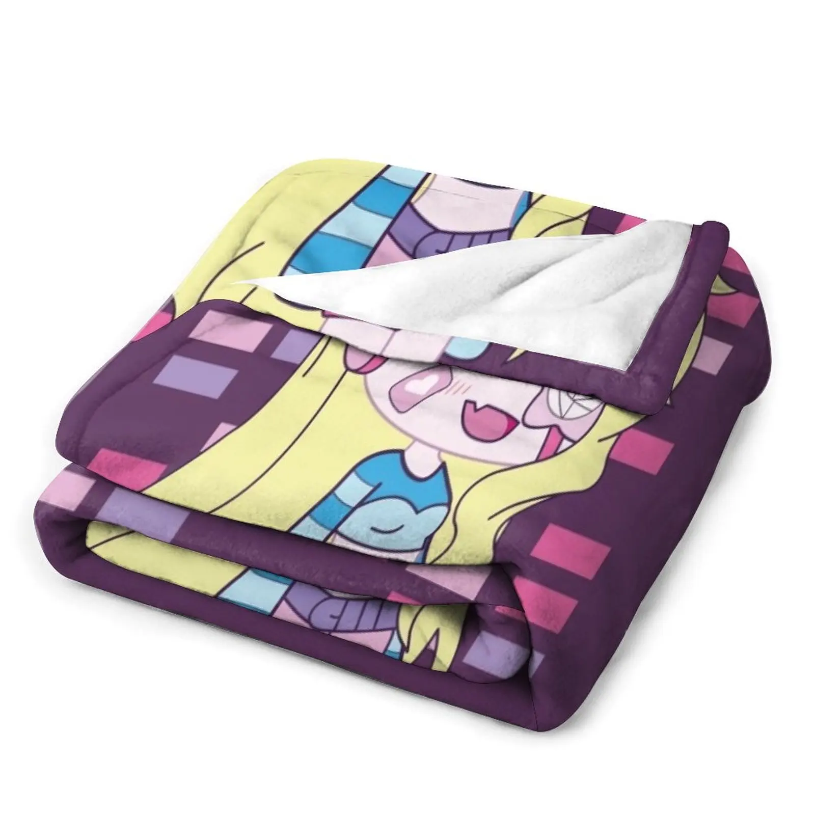 Gacha Life series-плед Nightcore для девушек теплые полярные плюшевые одеяла