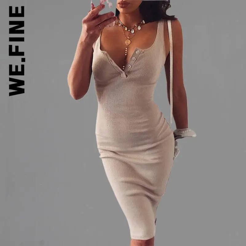 

We.Fine Women Sexy Knitted Sweater Off Shoulder All-Match Outfits Soft Casual Knitted Sweaters Holiday Basic Robe Vestidos