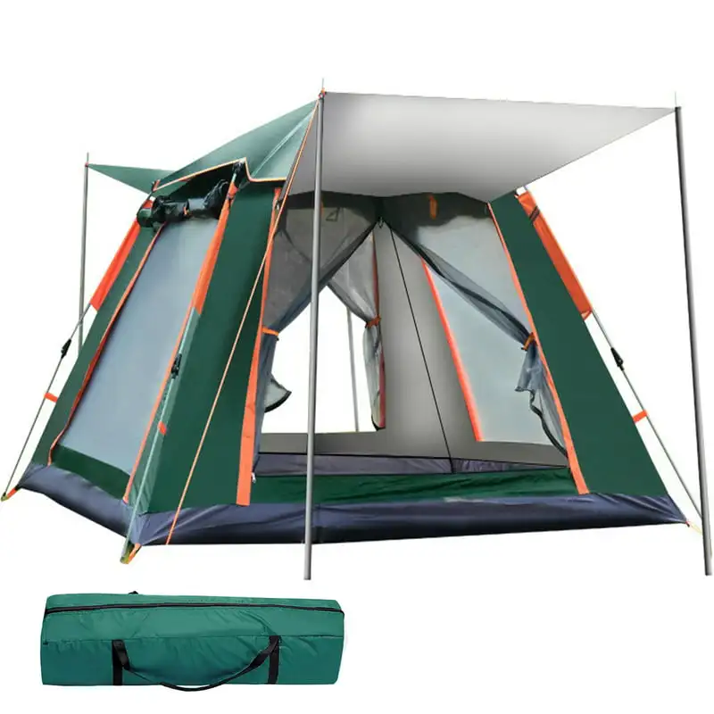 

for Camping, 3/4 Person Canbin Tent with Automatic Pop-Up Design and Carry Bag,Waterproof Outdoor Tent for Family Hiking Camp Be