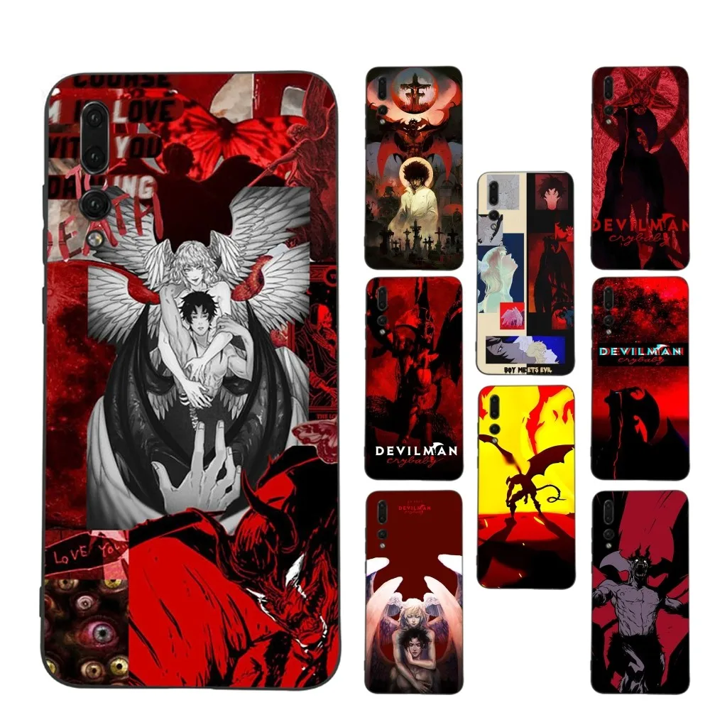 Anime D-Devilman C-Crybaby Phone Case For Huawei P 8 9 10 20 30 40 50 Pro Lite Psmart Honor 70 Mate 20lite