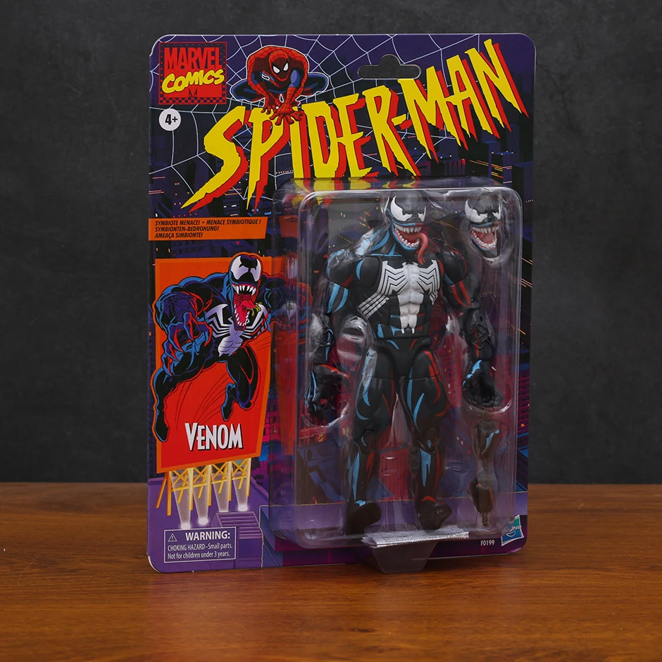 

Коллекционная модель куклы в стиле ретро Marvel легенды Веном Человек-паук экшн-фигурка игрушка