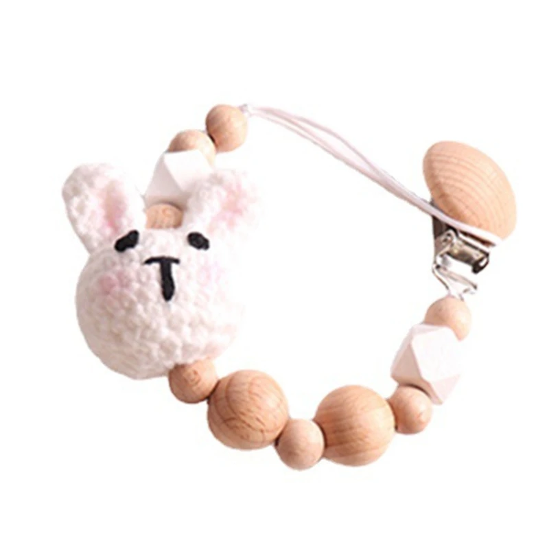 

N80C Dummy Clip Pacifier Holder Soother Clip Pacifier Holder for All Pacifiers Baby Teething Toy Newborn Essentials- Durable