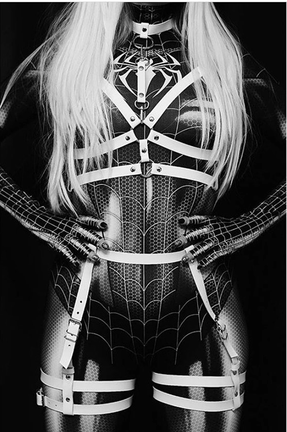 

Fancy Leather Clothing Women Sexy Lingerie Harness - PNT488