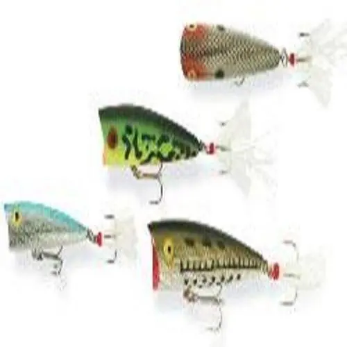 

P5017 Teeny Pop-R Topwater приманка 2 "1/8 oz Ol' Bass плавающий